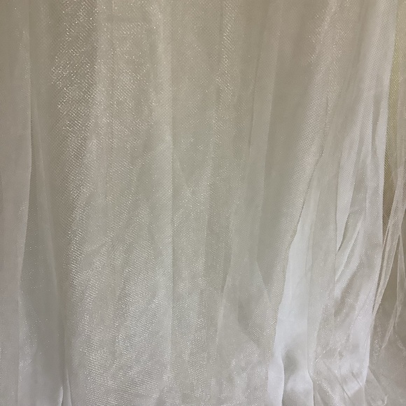 NEW White Floral Formal Gown - Picture 6 of 10